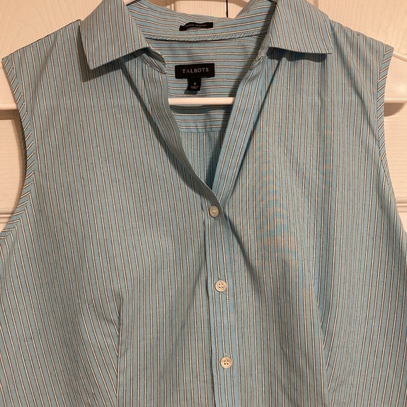 Talbots Button Down Blouse - Picture 4 of 6